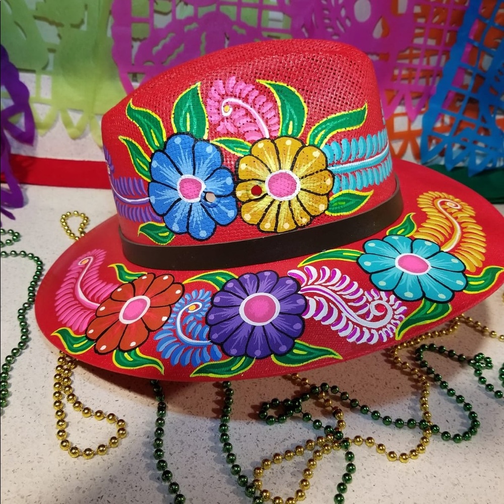 🚨SOLD 🚨Handcrafted Mexican Hat. NEW